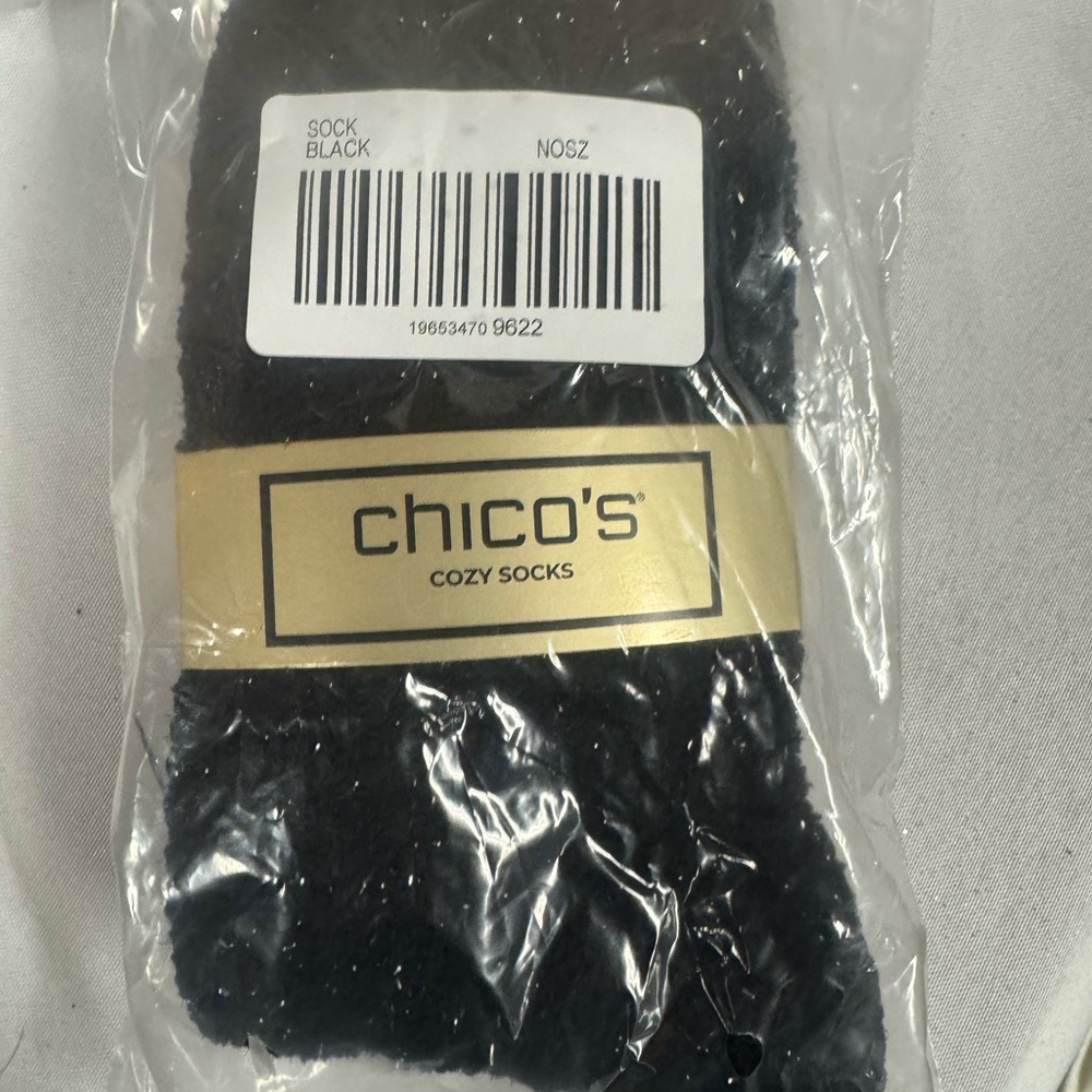 Chico's Black Cozy Socks - Picture 2 of 3
